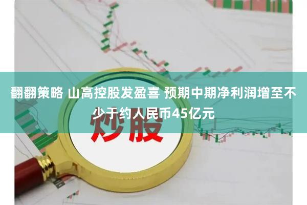 翻翻策略 山高控股发盈喜 预期中期净利润增至不少于约人民币45亿元