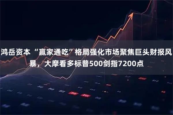 鸿岳资本 “赢家通吃”格局强化市场聚焦巨头财报风暴，大摩看多标普500剑指7200点